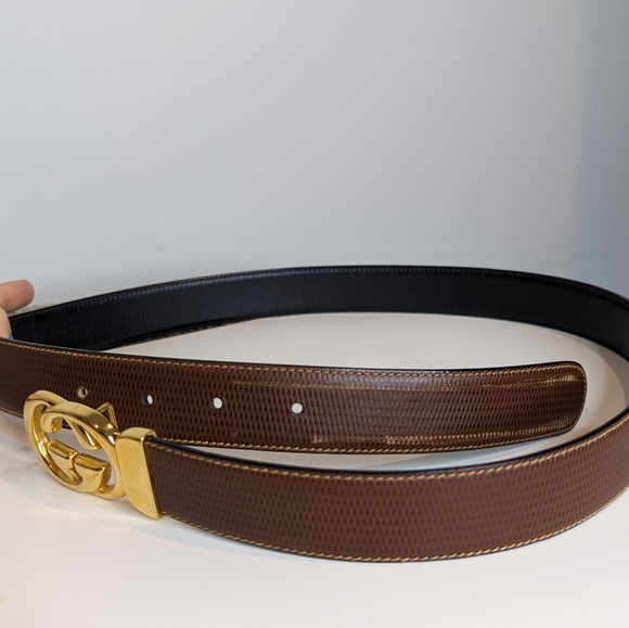 Vintage Gucci Men's/unisex leather belt - Picture 8 of 9